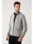 Erkek Gri Sweatshirt Soft Touch Dik Yaka Regular Fit A32y1203 1