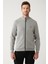 Erkek Gri Sweatshirt Soft Touch Dik Yaka Regular Fit A32y1203 3