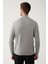 Erkek Gri Sweatshirt Soft Touch Dik Yaka Regular Fit A32y1203 4