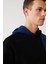 Erkek Siyah Kapüşonlu Kanguru Cepli 3 Iplik Şardonlu Sweatshirt A32y1379 2