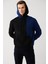 Erkek Siyah Kapüşonlu Kanguru Cepli 3 Iplik Şardonlu Sweatshirt A32y1379 3