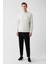 Erkek Gri Interlok Kumaş Bisiklet Yaka Sweatshirt A31y1201 5