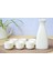 Beyaz Stil Eramics Japon Sake Pot Bardak Seti Ev Mutfak Flagon Likör Bardağı Drinkware Alkollü Içki Şişeleri Sake Beyaz Karaf Hediyeler (Yurt Dışından) 1