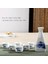 Beyaz Stil Eramics Japon Sake Pot Bardak Seti Ev Mutfak Flagon Likör Bardağı Drinkware Alkollü Içki Şişeleri Sake Beyaz Karaf Hediyeler (Yurt Dışından) 3