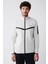 Erkek Gri İnterlok Kumaş Dik Yaka Baskılı Sweatshirt A31Y1203 1