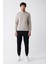Erkek Taş Bisiklet Yaka Pamuklu 2 Iplik Şardonsuz Sweatshirt E001200 5
