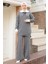 Bebe Yaka Tunik Pantolon Triko Takım 1300 - Antrasit 5