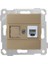 Rita A.altın Mek+Tuş Telefon Prizi 1XRJ12 (Cat3) MUT-2200 125 0180 2