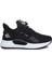 Axs Siyah Beyaz Triko Erkek Sneaker Spor Ayakkabı 4