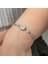 925 Ayar Gümüş Damla Su Yolu Kadın Bileklik 4