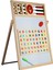 Eğitici Ahşap Oyuncak |çift Taraflı Eğitici Yazı Tahtası | Manyetik ve Ahşap 40 cm 3
