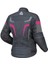 wear Stealth Pro Fuşya 4 Mevsim Kadın Motosiklet Ceketi 2