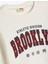 Bisiklet Yaka Brooklyn Baskılı Uzun Kollu Şardonlu Sweatshirt 3