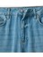 Yüksek Bel Düğmeli Geniş Paça Cepli Kot Pantolon - Wide Leg Jeans 3