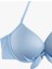 Fiyonklu Kalp Yaka Boyundan Bağlamalı Push-Up Bikini Üstü 3