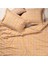 Vıseu Ekoseli Pamuk %100 Pamuk Flanel Nevresim Seti 260x220 Cm Hardal Sarısı 1