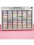 Renkli Yaldızlı Vintage Washi Tape Bant Yapışkanlı Maskeleme Kağıdı 5 Lı - Portakal 4