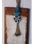 Nazar Boncuklu Seramik Yelkenli ve Çiçek Desenli Kuş Dekoratifli Çok Amaçlı Süs Eşyası 6X34 cm 2