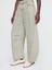 Kadın Bej High Rise Horseshoe Jean Pantolon 2