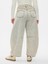 Kadın Bej High Rise Horseshoe Jean Pantolon 4