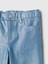 Kız Bebek Mavi Parlak Wide Leg Jean Pantolon 3