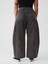Kadın Siyah High Rise Horseshoe Jean Pantolon 4