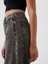 Kadın Siyah High Rise Horseshoe Jean Pantolon 2