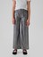 Kız Çocuk Gri Low Rise Stride Wide-Leg Metalik Jean Pantolon 5