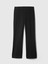 Kadın Siyah High Rise Crop Pantolon 3