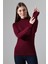 Kadın Parmak Detaylı Body 21756 Bordo 1