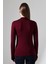 Kadın Parmak Detaylı Body 21756 Bordo 4