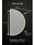 Reflectus | Yarım Ay Günışığı LED Ayna 80*45 cm / Dekoratif Banyo LED Aydınlatmalı Ayna 1
