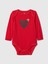 Bebek Kırmızı %100 Organik Pamuk First Favorites Bodysuit 1
