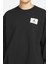 Jordan Jumpman Essen Fleece Crew Oversize Kadın Geniş Kalıp Pamuk Sweatshirt Siyah 4