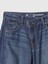 Kız Çocuk Koyu Mavi Horseshoe Jean Pantolon 4