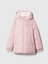 Kız Çocuk Pembe Coldcontrol Max Uzun Puffer Şişme Mont 1