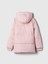 Kız Çocuk Pembe Coldcontrol Max Uzun Puffer Şişme Mont 2