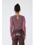 Bordo Desenli Transparan Uzun Kollu Body 4