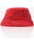 Kırmızı Yumuşak Dokulu Peluş Bucket Şapka 3