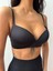 Mikro Kumaş Desteksiz C Kap Siyah Sütyen (700) 4