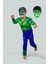 Hulk Kostümü Kaslı 2 Maskeli Hulk Çocuk Kostümü Maskeli Kaslı Parti Özel Gün Kıyafeti 1