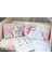Bebek Uyku Seti Nevresim Takımı 60x120 Damla Pembe 2