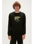 Re-Fınger Crewneck Erkek Siyah Sweatshirt 23.02.12.033 M - Siyah 1