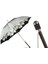 Silver Dahlia Lüks Şemsiye, Çift Kumaş H: 93 cm - Ø 102 cm 2