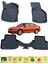 NewDeco Volkswagen Jetta 2019 Sonrasi Için 5,5d Carbon Style Havuzlu Paspas - Tpe Malzeme 2