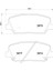 55537 Ön Fren Balatası Elantra (2011--) / Elantra (2016--) / I30 (2011--) / Santafe (2013--) / Cerato (2015--) / Ceed (2012--) 1