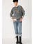 Bisiklet Yaka Basic Asit Yıkamalı Sweatshirt 2
