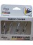 Lastik Sibop Kapağı Seti Silver Krom Renk Sivri 4'lü Set 45 mm Metal Üretim 1