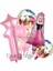 Barbie Konsept 1 Yaş Balon Set Barbie Tema Doğum Günü Folyo Balon Set 1