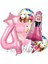 Barbie Konsept 4 Yaş Balon Set Barbie Tema Doğum Günü Folyo Balon Set 1